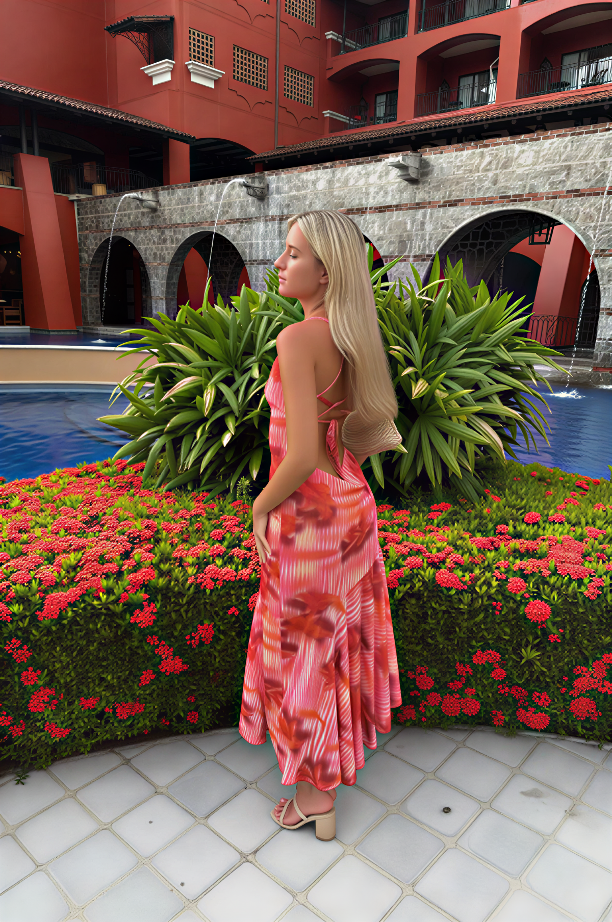 Afterglow Maxi Dress Aviero Madrid