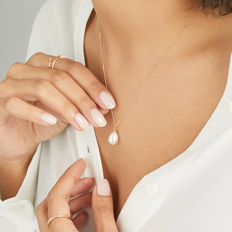 Sia Pearl | collar de perla natural en oro Aviero Madrid