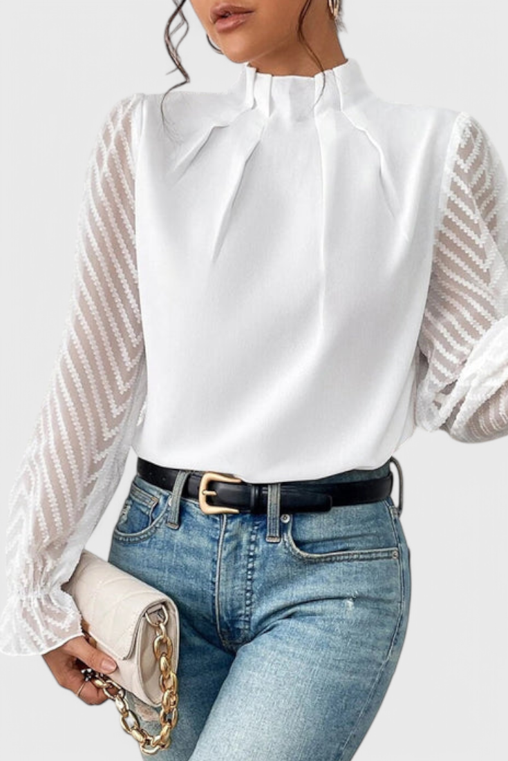 Marina- Blusa de Manga Larga Náutica Valera Madrid