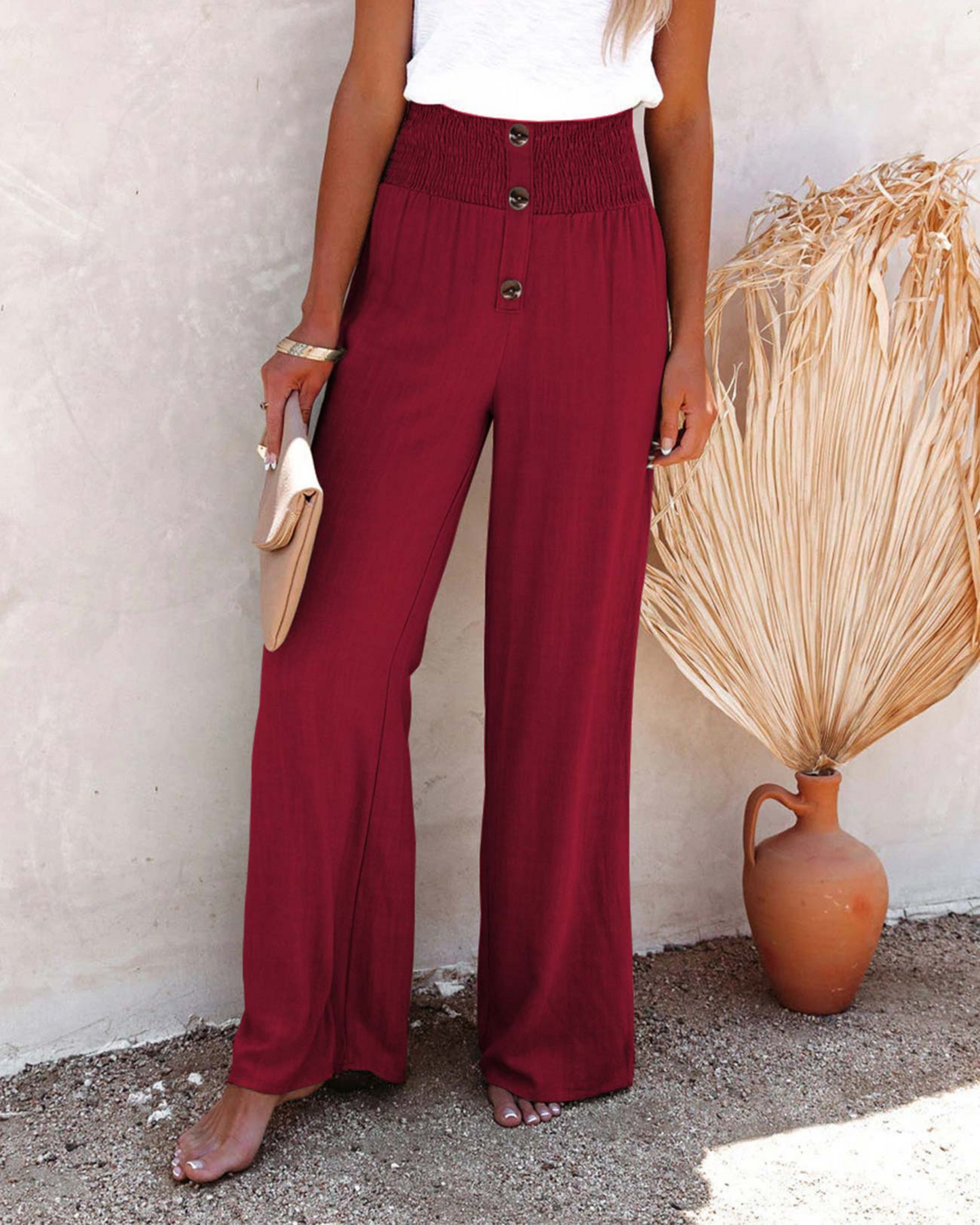 Aurelia - Pantalones Suaves y Livianos Aviero Madrid