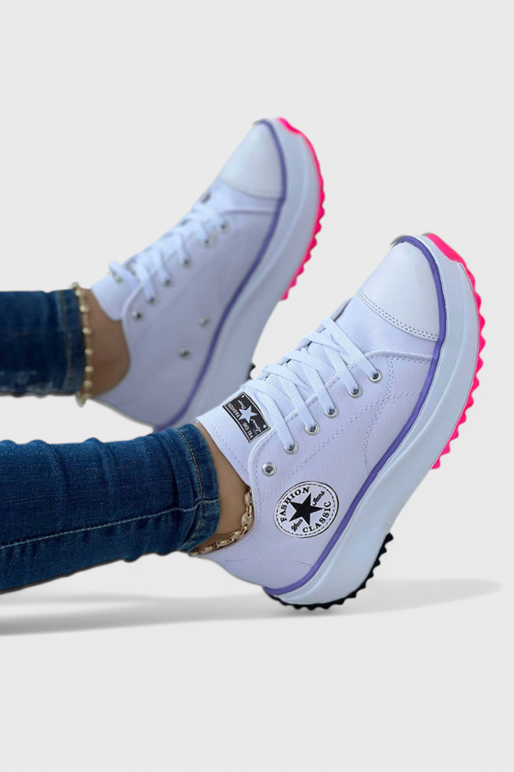 Taya - Zapatillas de Lona Chunky Aviero Madrid