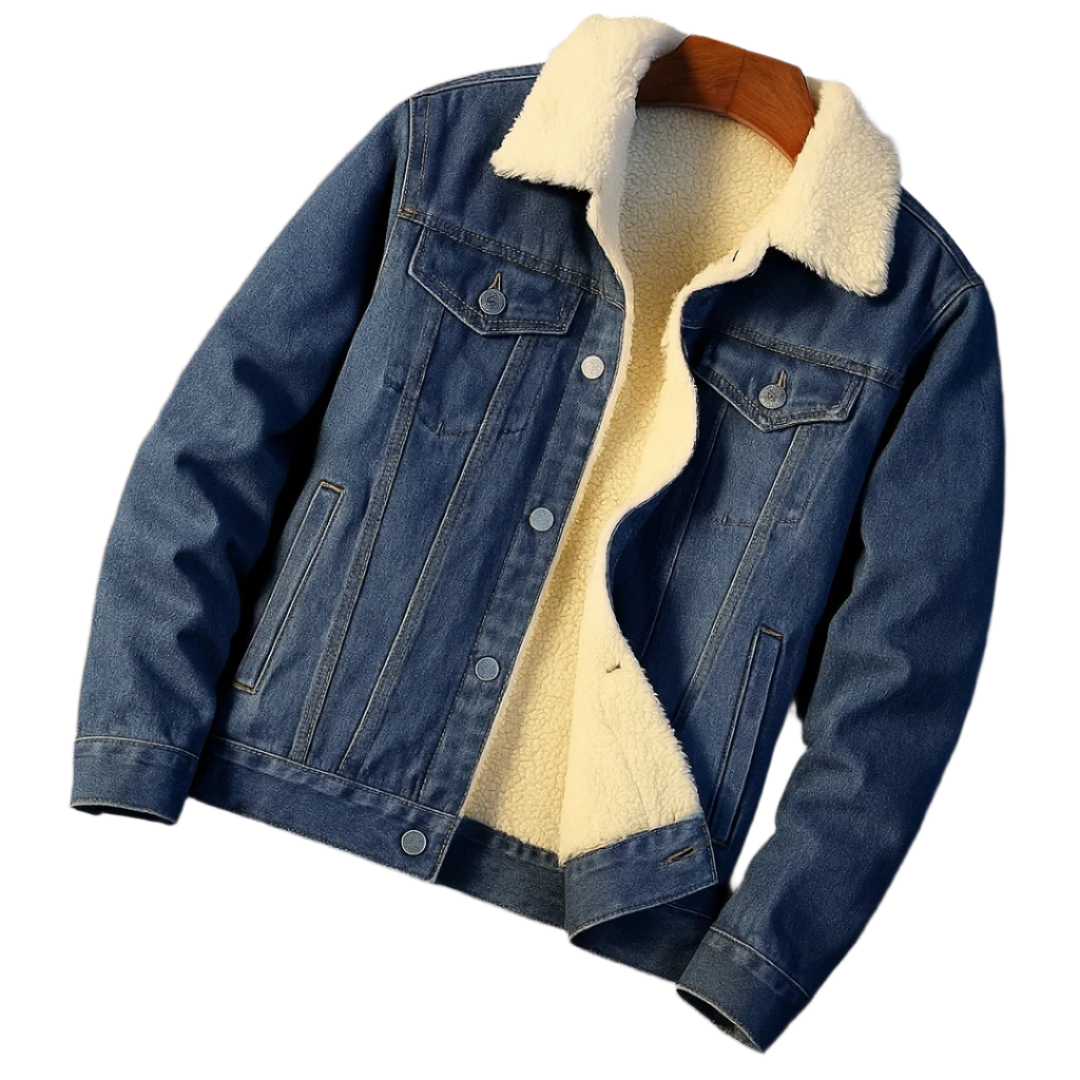 Francisco - Cazadora Denim Polar Clásica Aviero madrid