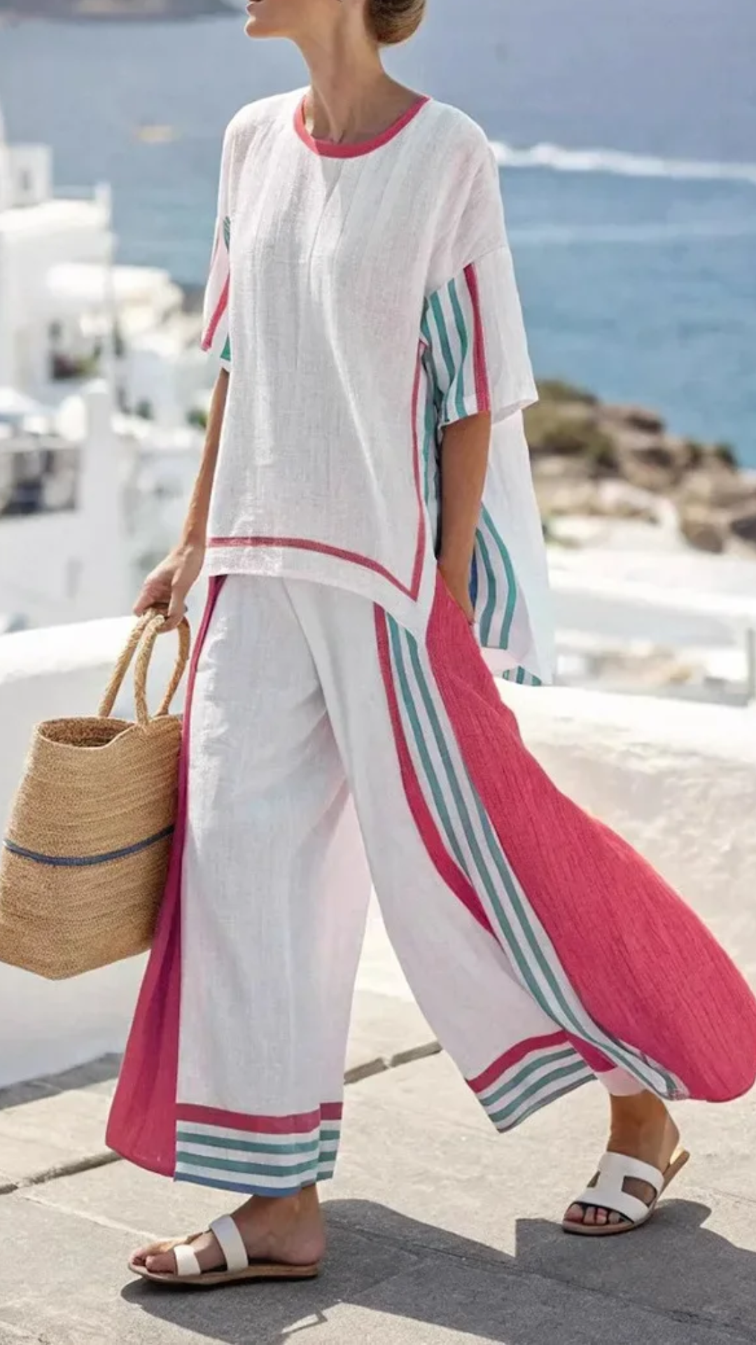 Cara - Striped & Flowing CØDE Toronto