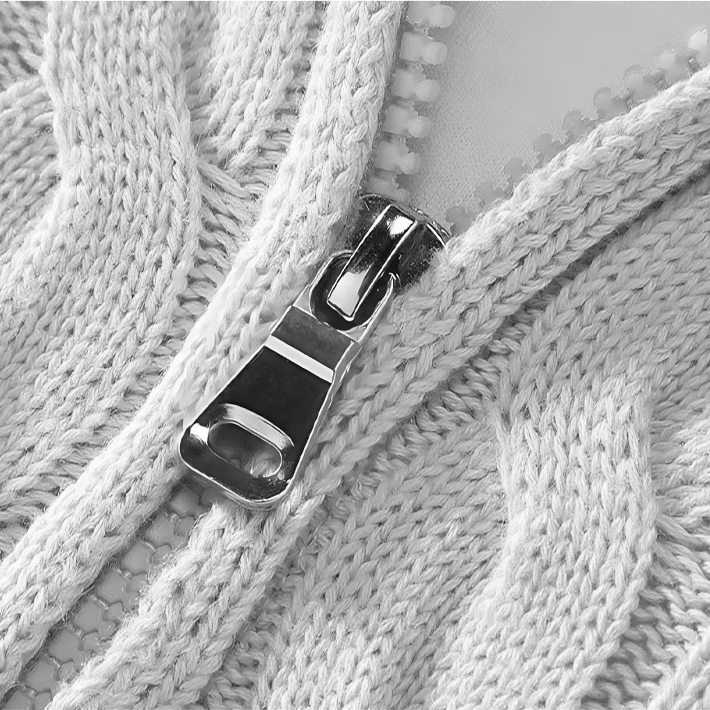 Ramón – Suéter de punto con cremallera al cuarto Camden Aviero Madrid