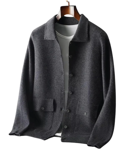 Luis - Cárdigan de lana merina Janus Aviero Madrid