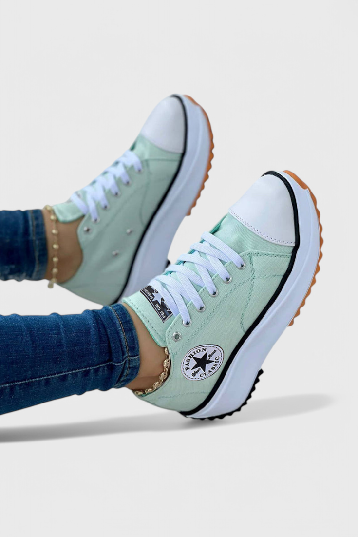 Taya - Zapatillas de Lona Chunky Aviero Madrid