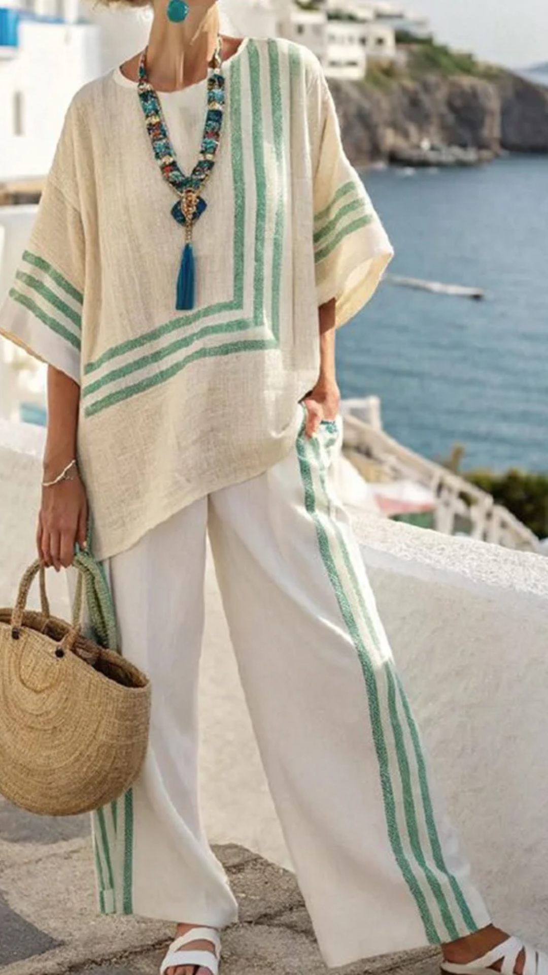 Cara - Striped & Flowing CØDE Toronto