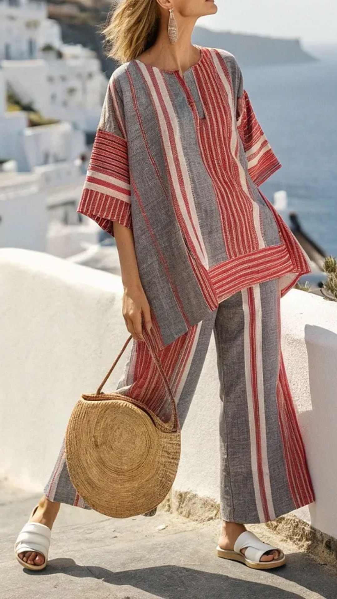 Cara - Striped & Flowing CØDE Toronto