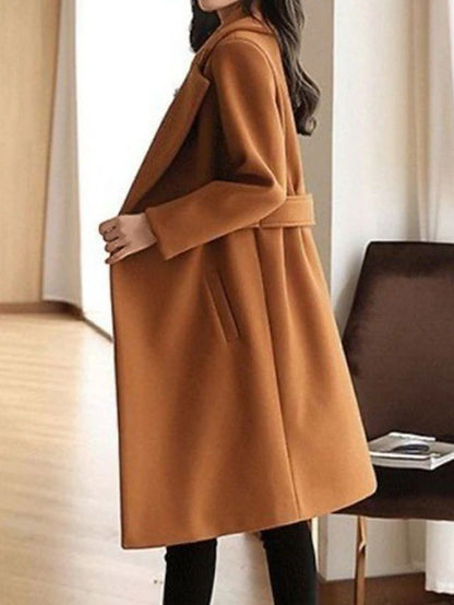 Liora™ | Elegant Winter Overcoat CODE America