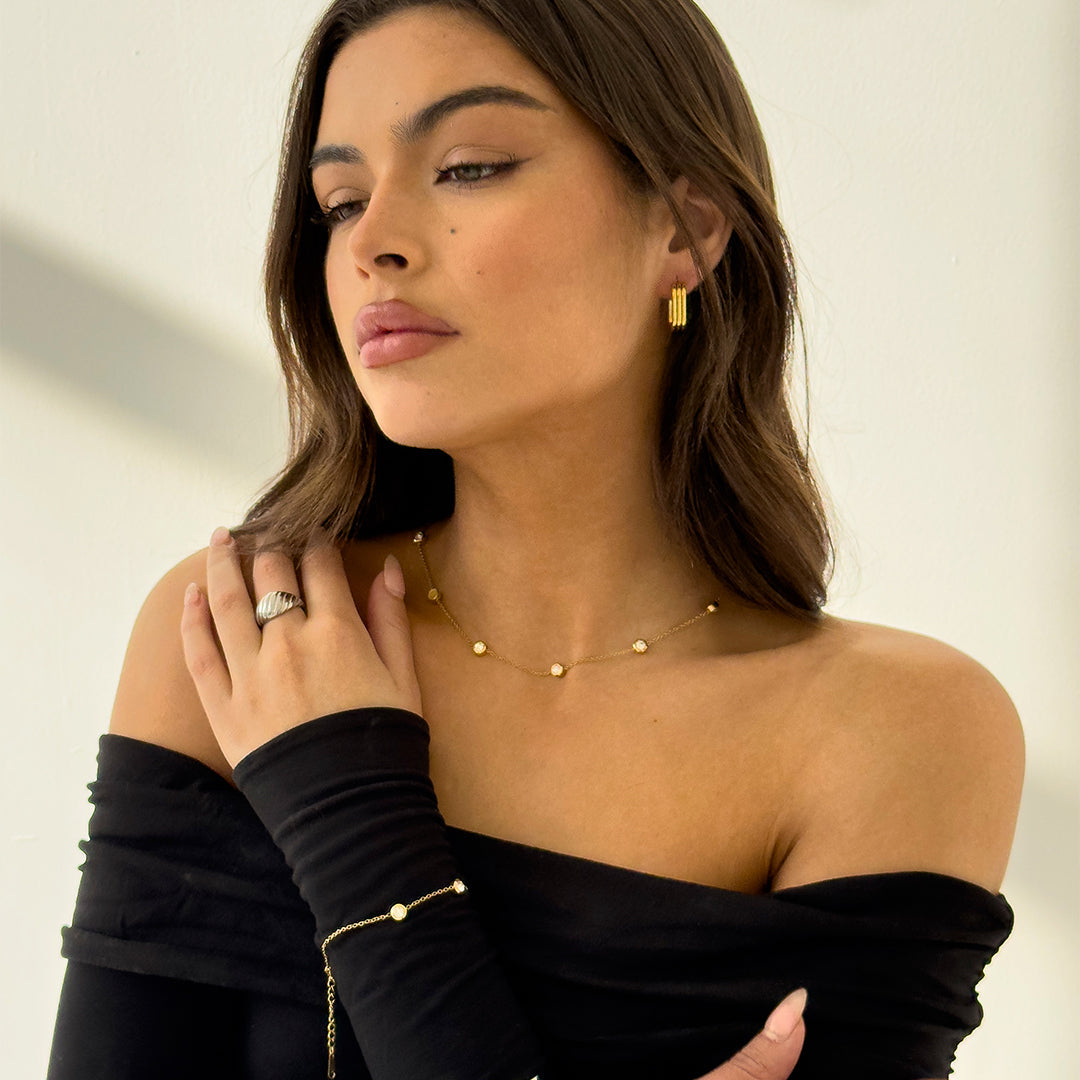 BUBBLE NECKLACE Aviero Madrid