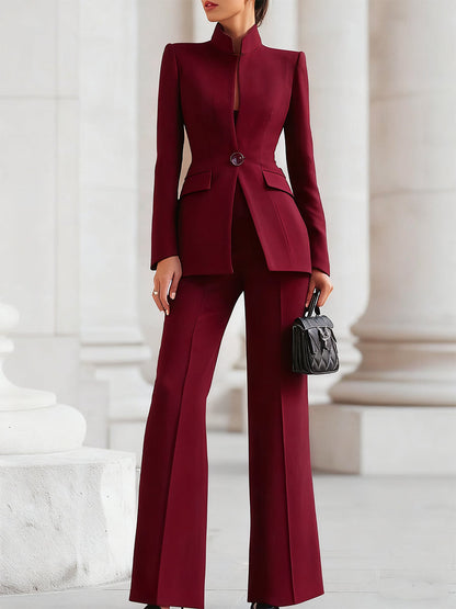 Lisa - Elegant Blazer & Pants Suit Set CODE America