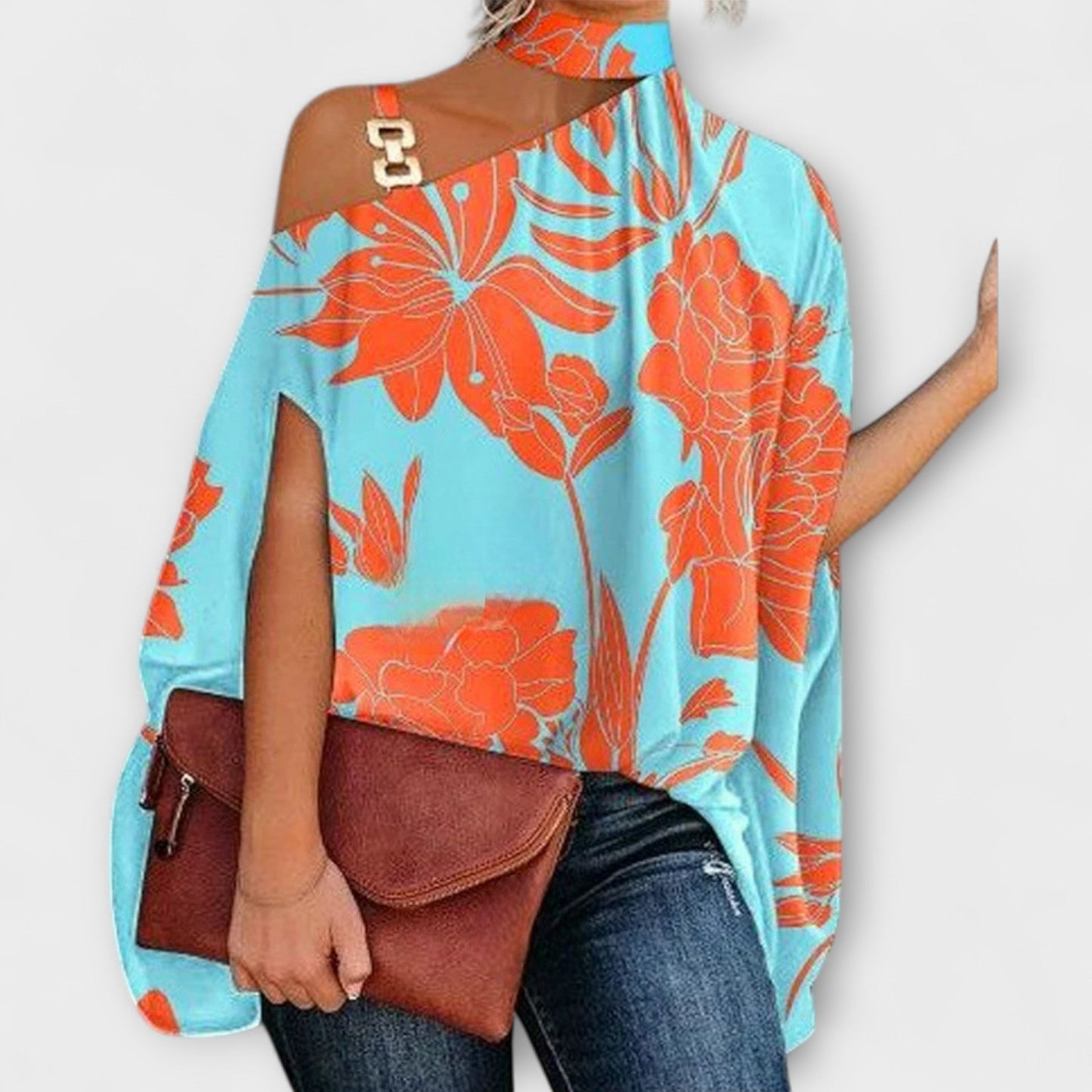 Callie - Blusa sin hombros para mujer Aviero Madrid