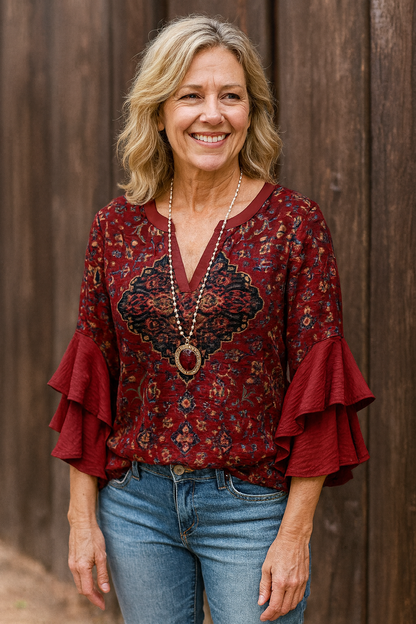 Bianca - bLUSAcon hilo de pétalos Aviero Madrid