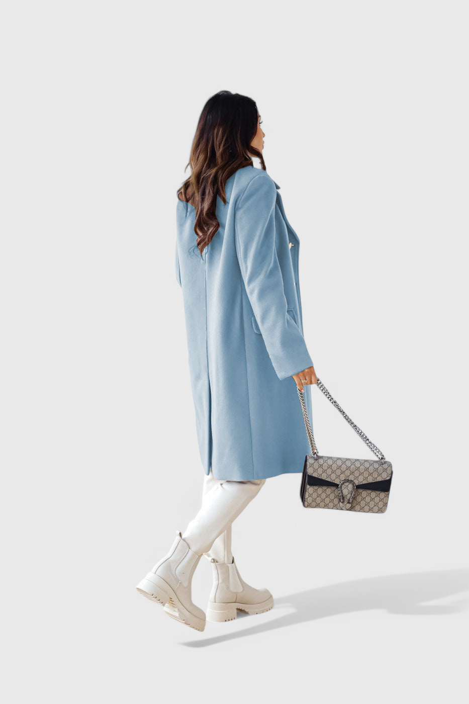 Yara Abrigo de Lana Classic con Silueta Estructurada Valera Madrid