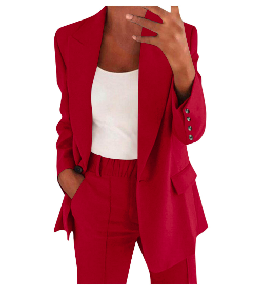 Juliette - Elegante conjunto business [blazer + pantalón]. Aviero Madrid