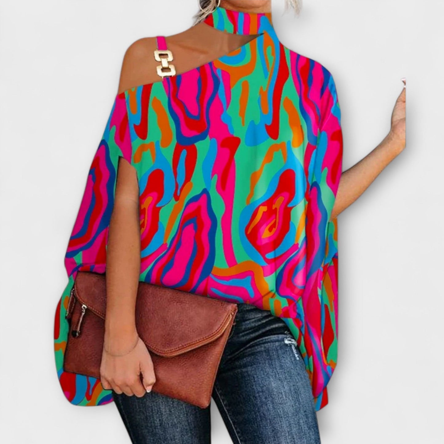 Callie - Blusa sin hombros para mujer Aviero Madrid