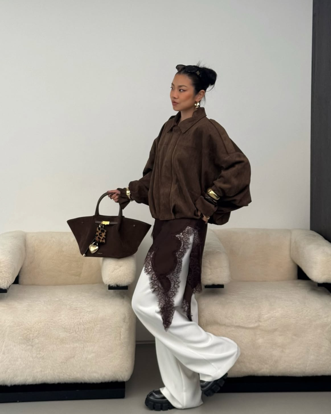 Alara – Vestido Asimétrico de Encaj Aviero Madrid