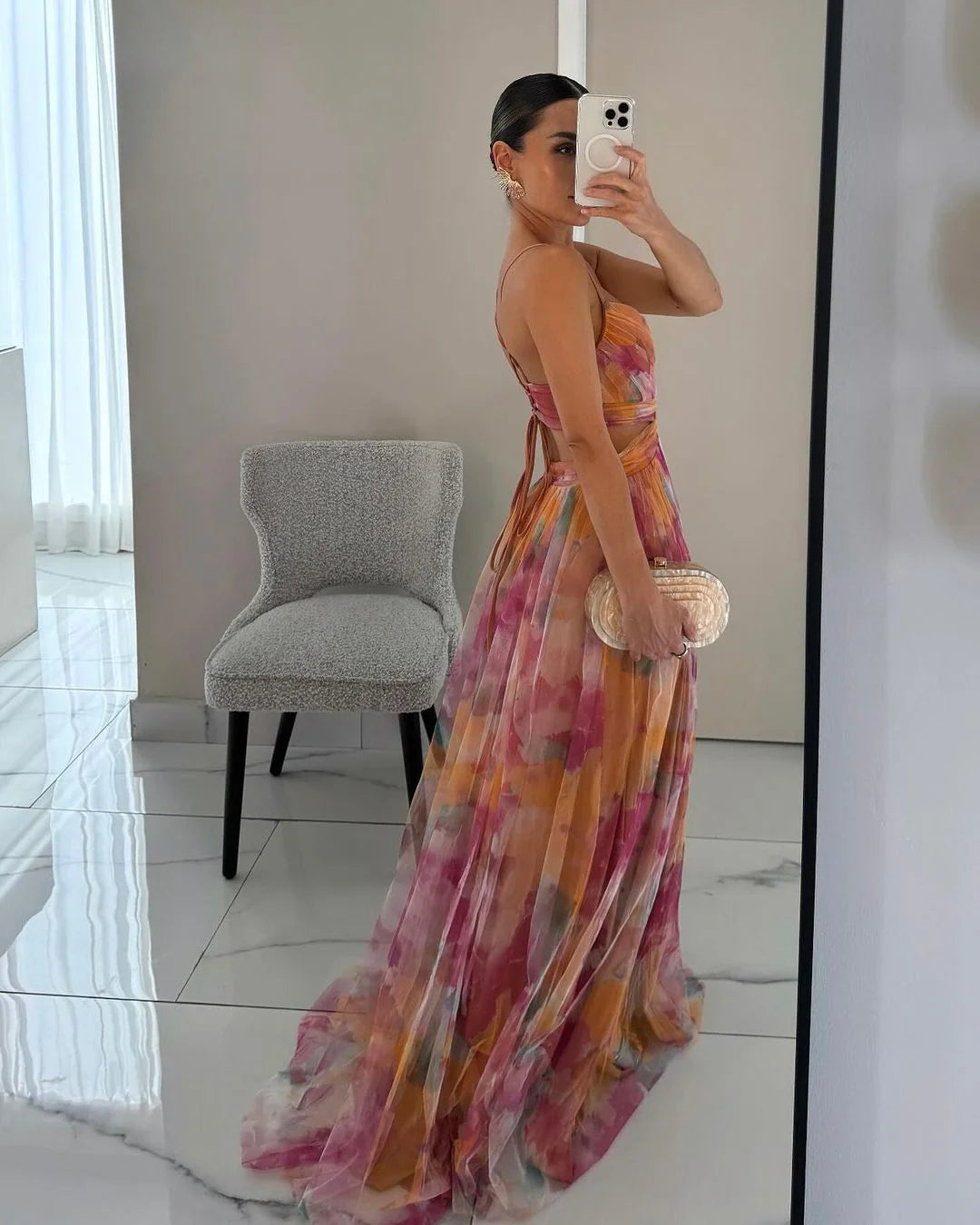 Annika - Mesh Maxi Dress CØDE Toronto