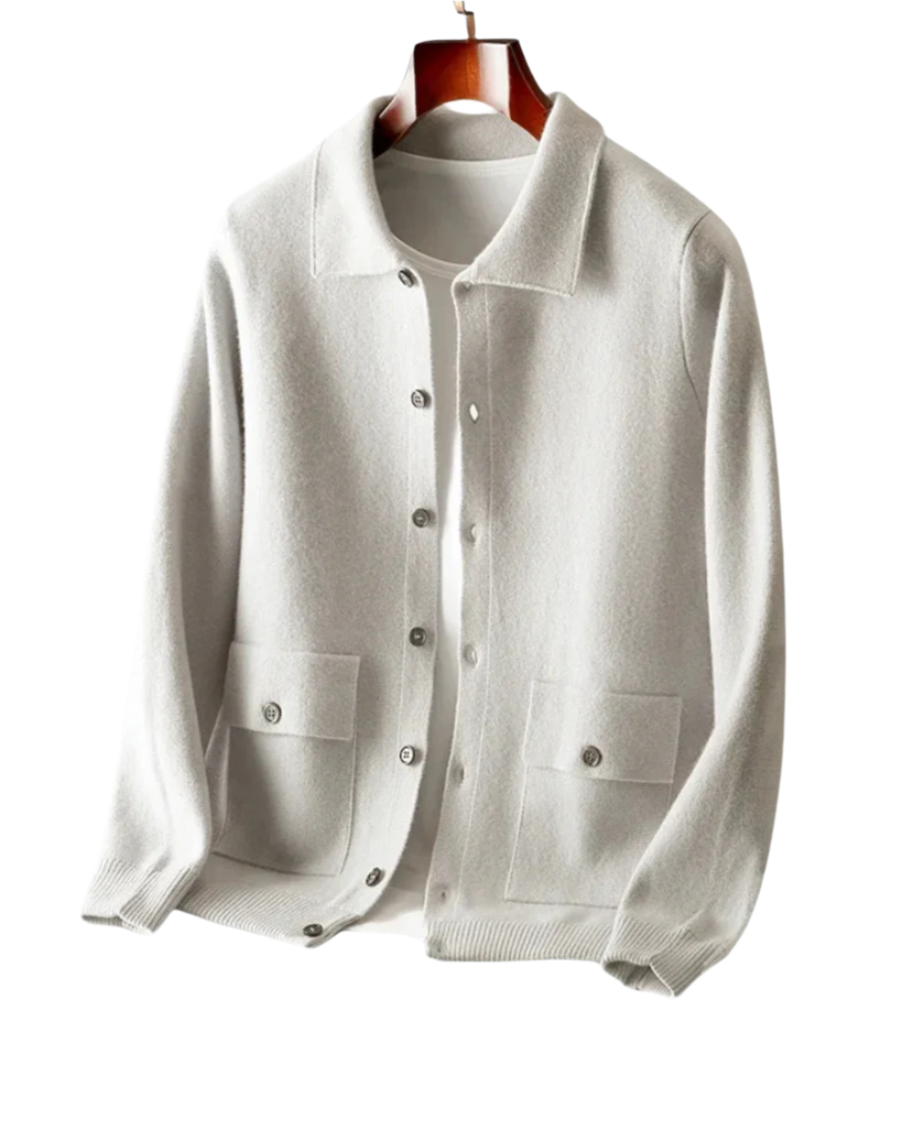 Luis - Cárdigan de lana merina Janus Aviero Madrid