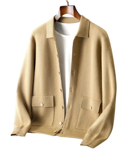 Luis - Cárdigan de lana merina Janus Aviero Madrid