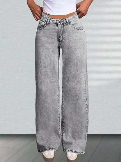 Celia - Pantalones Anchos de Cintura Alta Aviero Madrid