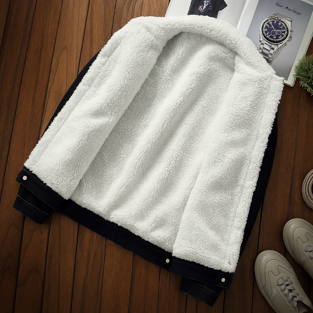 Francisco - Cazadora Denim Polar Clásica Aviero madrid