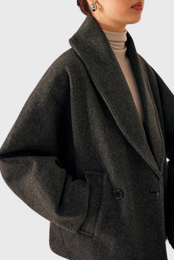 Helena Abrigo de Tweed Oversized Valera Madrid