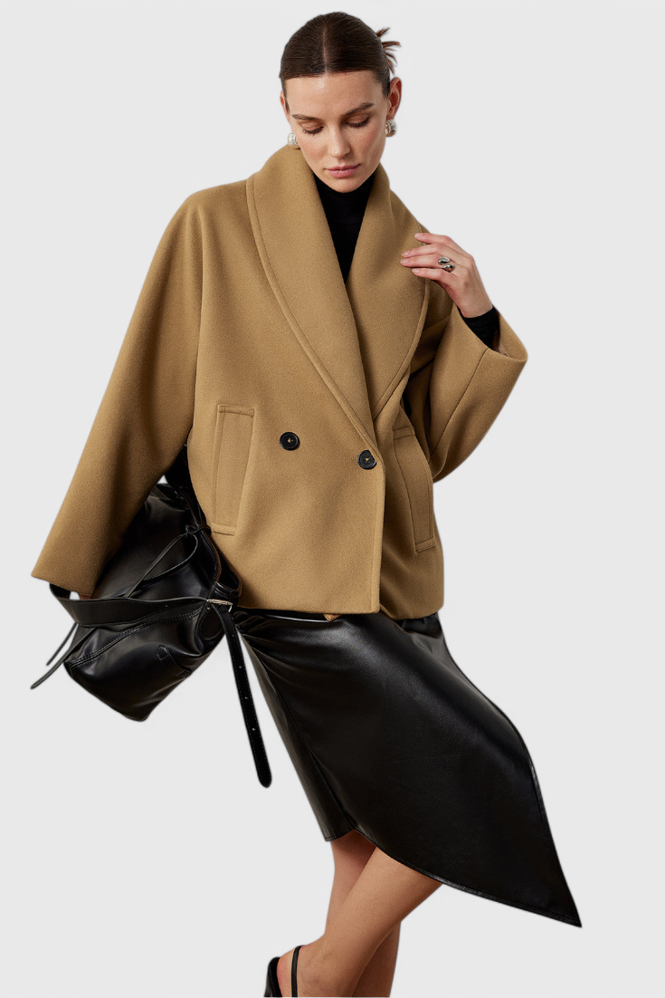 Helena Abrigo de Tweed Oversized Valera Madrid