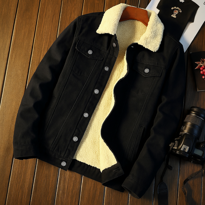 Francisco - Cazadora Denim Polar Clásica Aviero madrid