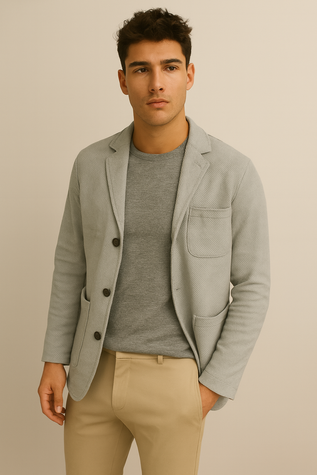 Miguelo - Americana elegante con bolsillos de solapa Aviero Madrid