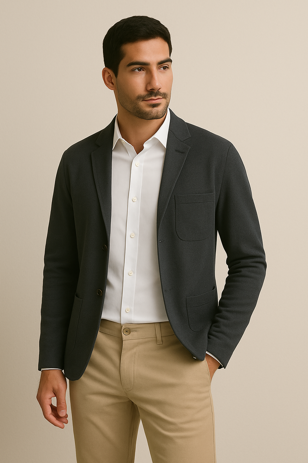 Miguelo - Americana elegante con bolsillos de solapa Aviero Madrid