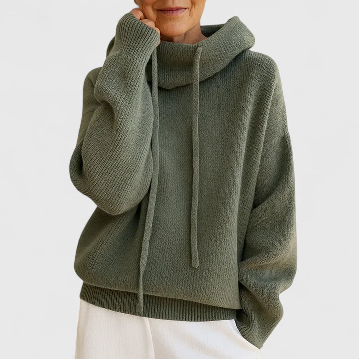 Marie | Soft Knitted Hoodie CODE America
