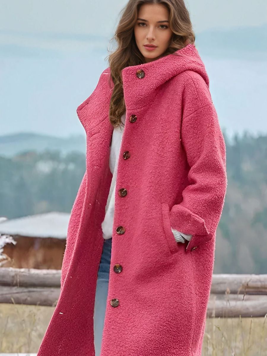 Abrigo largo con capucha Aviero Madrid