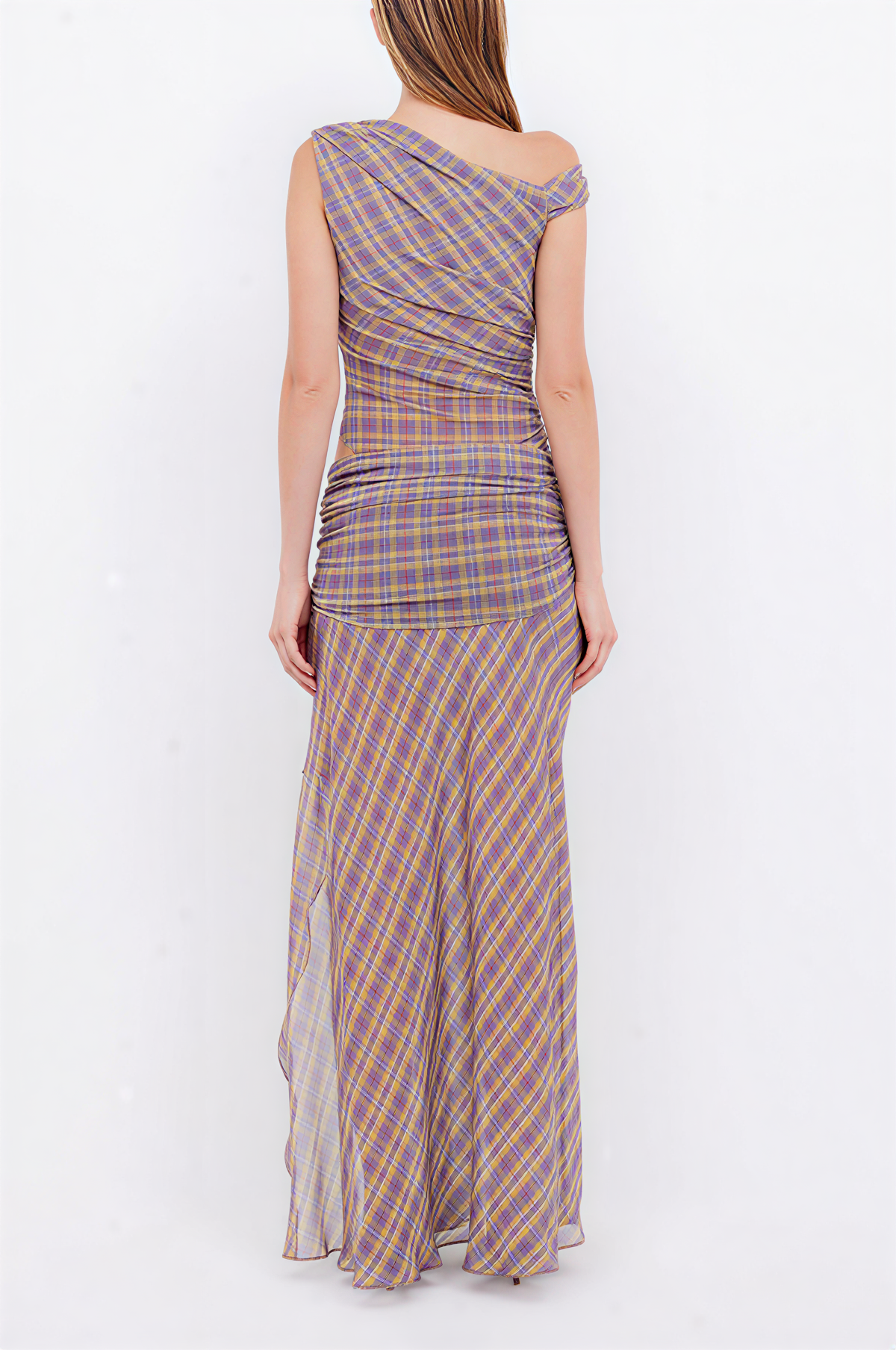 Aurelia Asym Maxi Dress Aviero Madrid