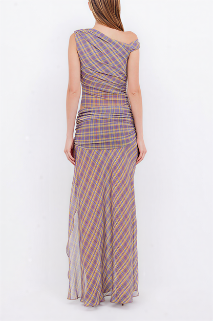 Aurelia Asym Maxi Dress Aviero Madrid