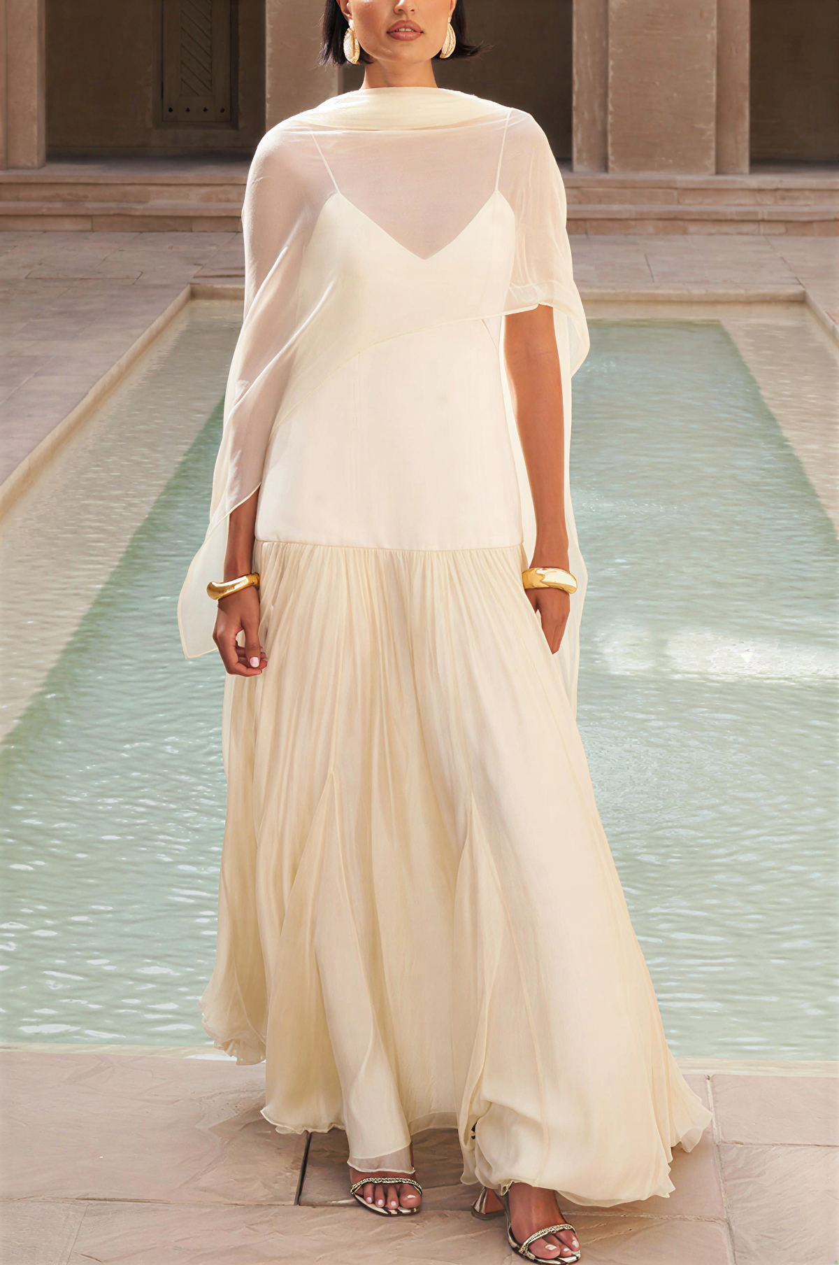 Fia Flows Maxi Dress Aviero Madrid