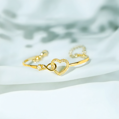Pulsera Corazón Infinity Aviero Madrid