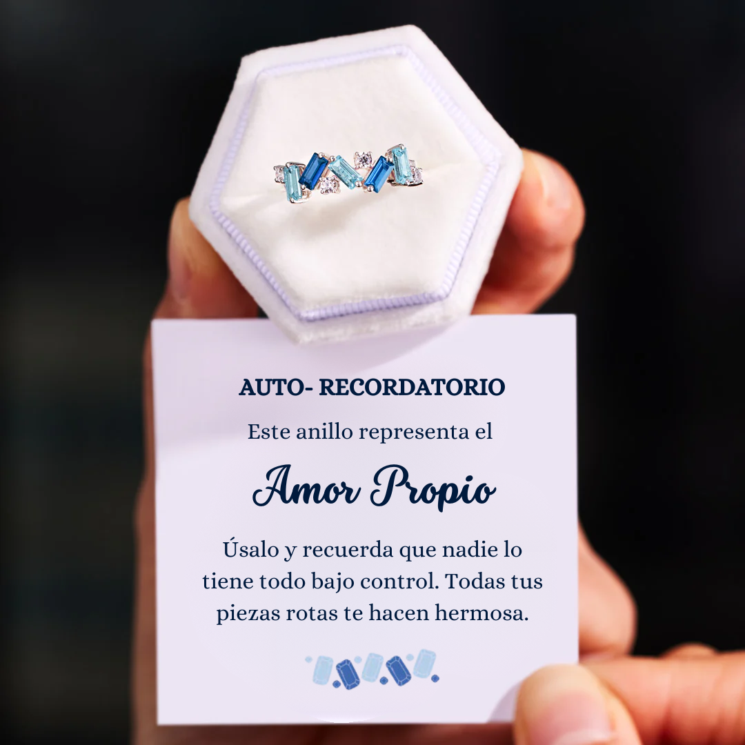 Anillo Serenidad Azul - Amor Propio Aviero Madrid