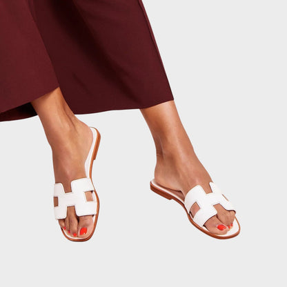 Aria - Sandalias Elegantes De Cuero Aviero Madrid