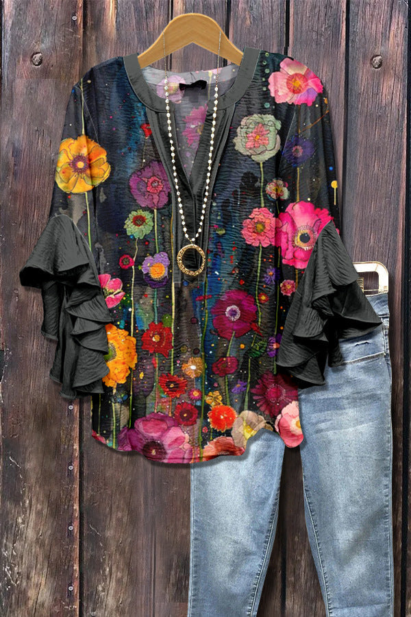 Bianca - bLUSAcon hilo de pétalos Aviero Madrid