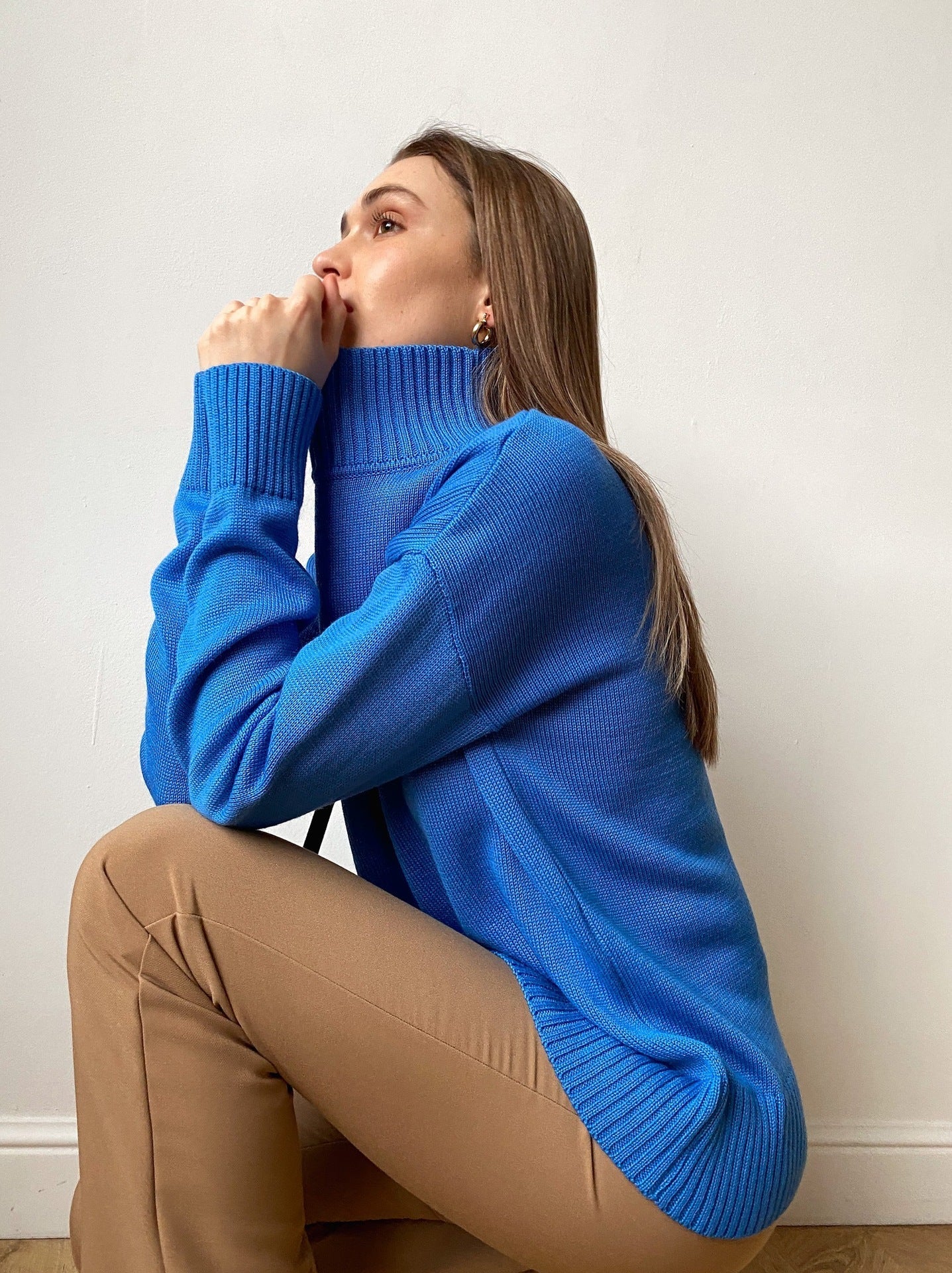 ¡PROMO ESPECIAL! 2x1 Cema – Jersey oversize con cuello alto Aviero Madrid