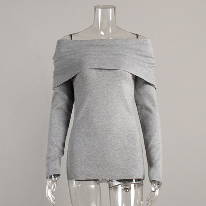 Merta  – Top con Hombros Descubiertos y Fruncido Elegante Aviero Madrid