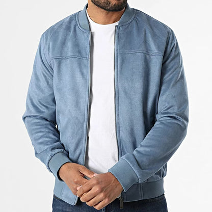 Martin - Giacca da Uomo in Suede – Eleganza Discreta, Stile Metropolitano Casa Nuvia