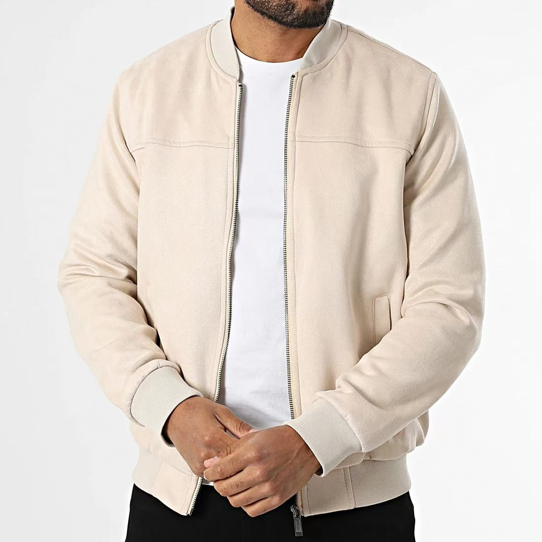 Martin - Giacca da Uomo in Suede – Eleganza Discreta, Stile Metropolitano Casa Nuvia