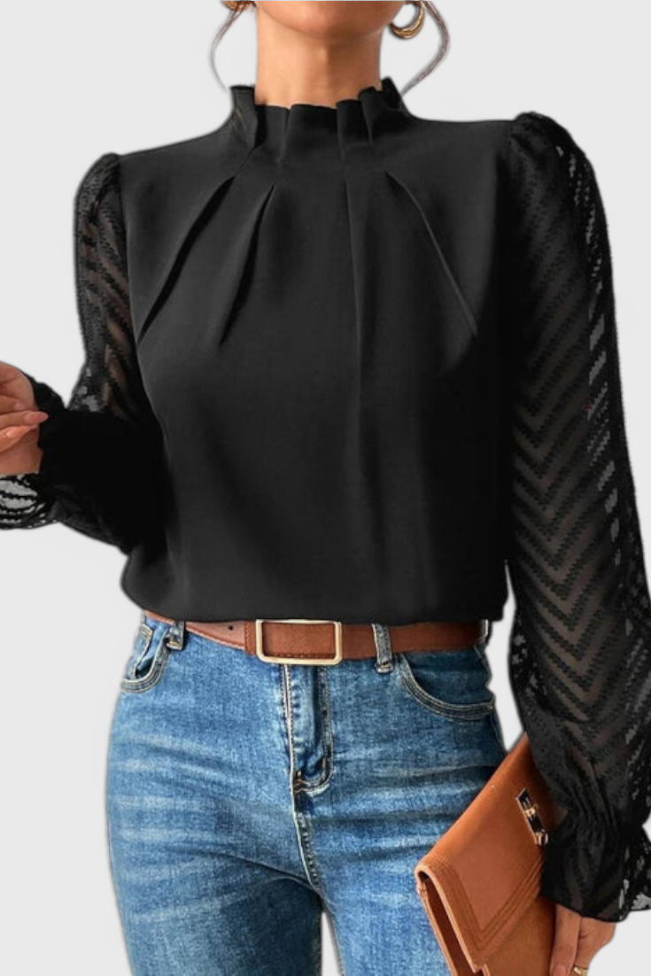 Marina- Blusa de Manga Larga Náutica Valera Madrid