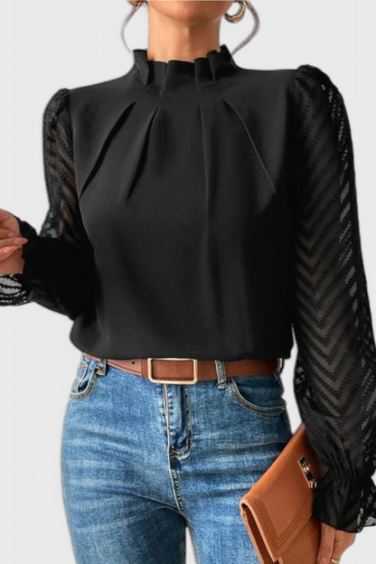 Marina- Blusa de Manga Larga Náutica Valera Madrid