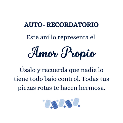 Anillo Serenidad Azul - Amor Propio Aviero Madrid