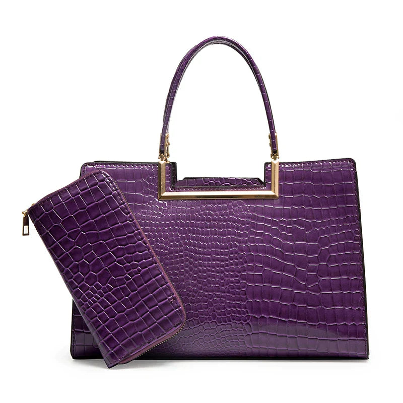 Leather Bag and Wallet Set CODE America