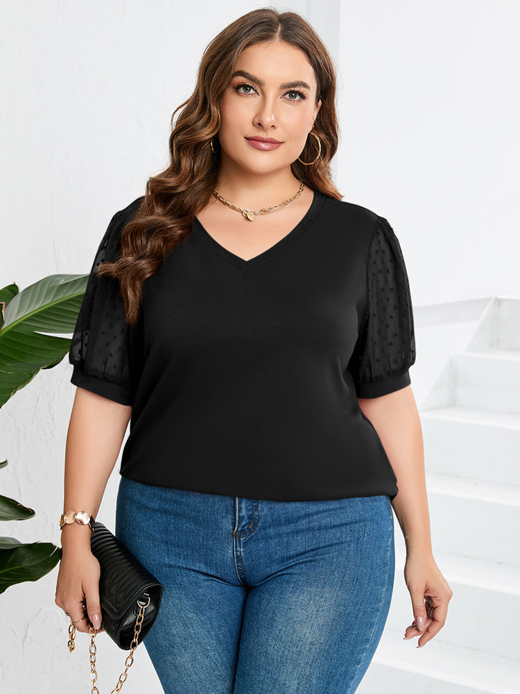 Lily - Textured Sleeve Top CØDE Toronto