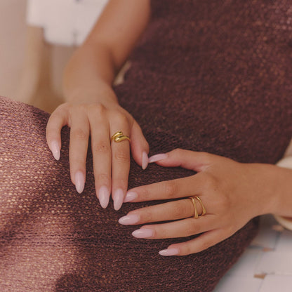 Isidora - Anillo de contorno ajustable Aviero Madrid